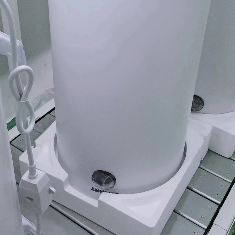 Vertical storage electric water heater 50L household bath temperature visible household water heater 1