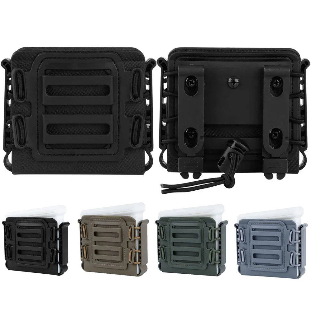 .338 Magazine Pouch Carrier Fast Mag Flexible Molle ASW338 L96A1 M82A1 AWM Mag Pouch Hunting Rifle Airsoft Magazine Holder