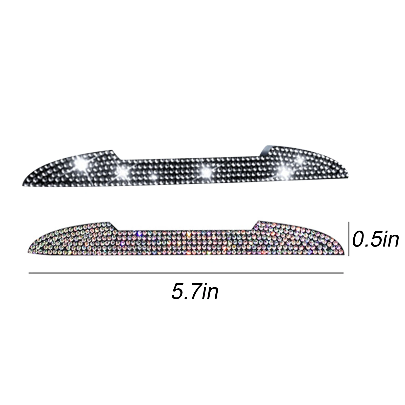 Car Sticker Car Body Stickers Car Mirror Accessories Car Styling Accessories 2PCS Diamond Car Rear View Mirror Sticker Car Decal Sticker Decal Stripe Bling Pink Accessories for Woman