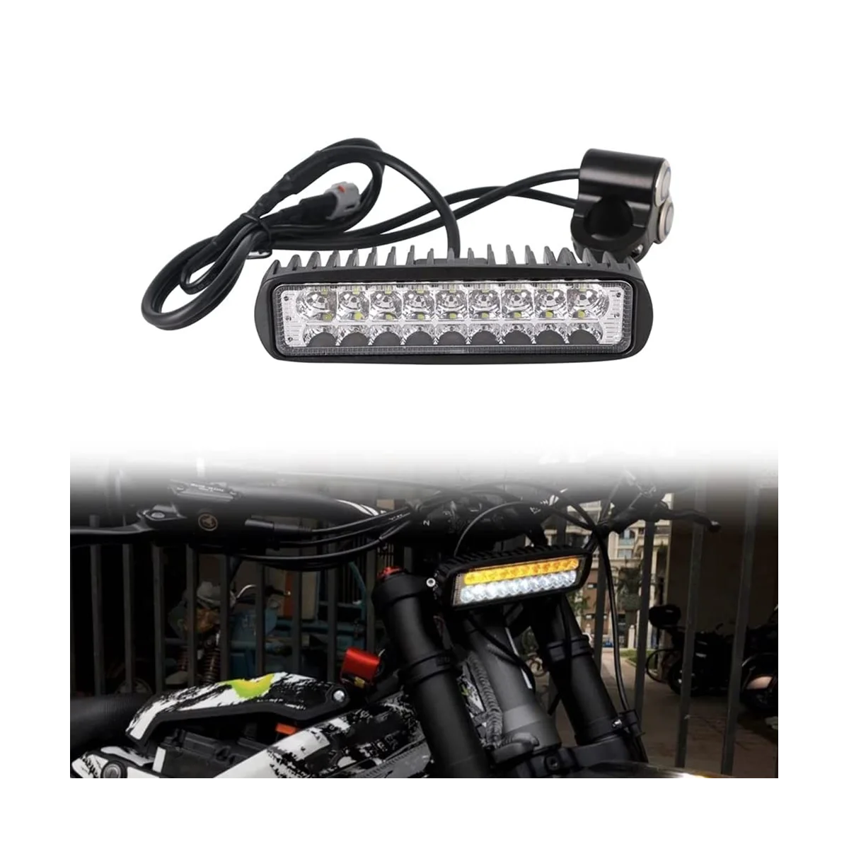 

Фара Расширенная с переключателем управления для Sur Ron Sur-Ron светильник Bee X/S Segway X260 X160, аксессуары для электрических велосипедов