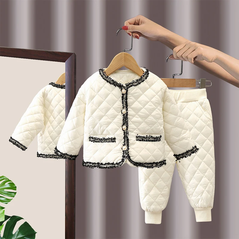 Baby Girls Autumn Winter Clothes Set Fashion Toddler O-Neck Long
