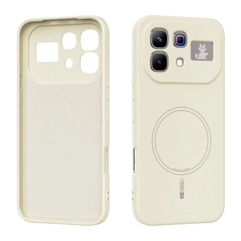 Magnetic Liquid Silicone Case with Built-In Velvet Protection - Premium Shell Bumper Cover