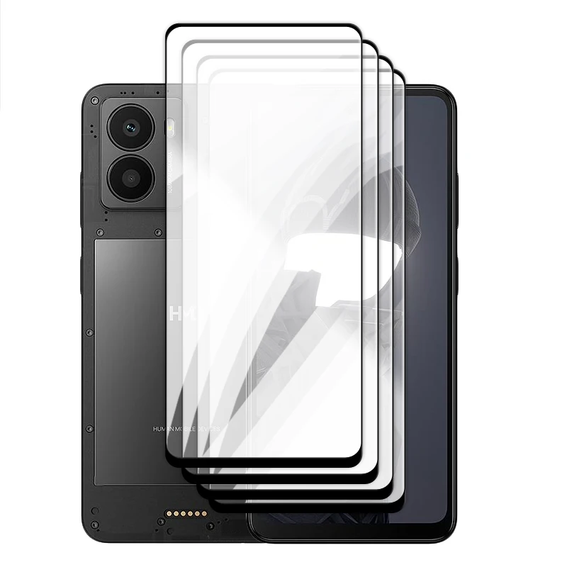6-in-1 5G Tempered Glass Screen Protector and Lens Film with 2.5D Full Cover Glue