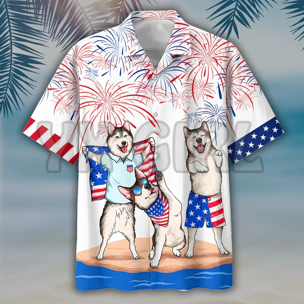 Familleus Alaska Hawaiian Shirt 3D All Over Printed Hawaiian Shirt Men's For Women's Harajuku Casual Shirt Unisex men s streetwear vintage alaska graphic eagle printed colorblock fleece quarter zip sweatshirt and flap pocket drawstring elastic waist casual techwea