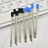 20/50pcs/lot 0.7mm Metal Pen Refill for Crystal Diamond Ballpoint Pen Rod Cartridge Core 7cm Black Blue Refills Rod Stationery 5