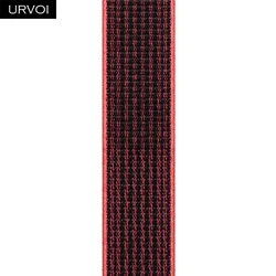 URVOI Fall 2025 Sport Loop with Nylon Strap & Hook - and - Loop Fastener - 44 45 46 49mm (Crimson black)