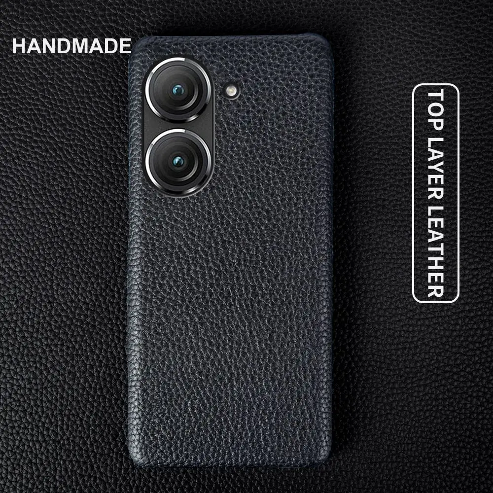 Premium Real Leather Phone Case - Luxurious Protective Back Cover