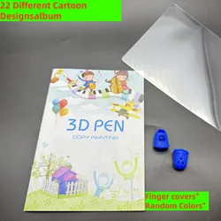 3D Printing Pen Stencil Paper Set with Patterns and Clear Plates (12/22 Sheets) - Other (22 -Patterns)