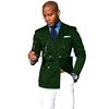 Men's Blazer Suit Double Breasted Lapel Casual Jacket Men's Wedding Tuxedo Formal Clothes Outerwear 6