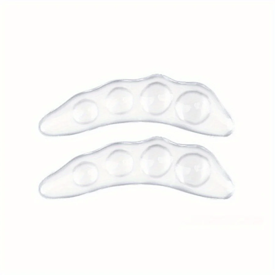 2 Pairs Silicone Forefoot Pads for Women, Non-Slip Insoles Stickers for High Heels and Anti-Flip Sandals, Self-Adhesive Unscente