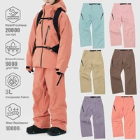 Unisex Outdoor Waterproof Warm Snow Trousers Straight-leg Ski Pants For Men Women Winter Skiing Snowboarding Pants Cargo Pants 1