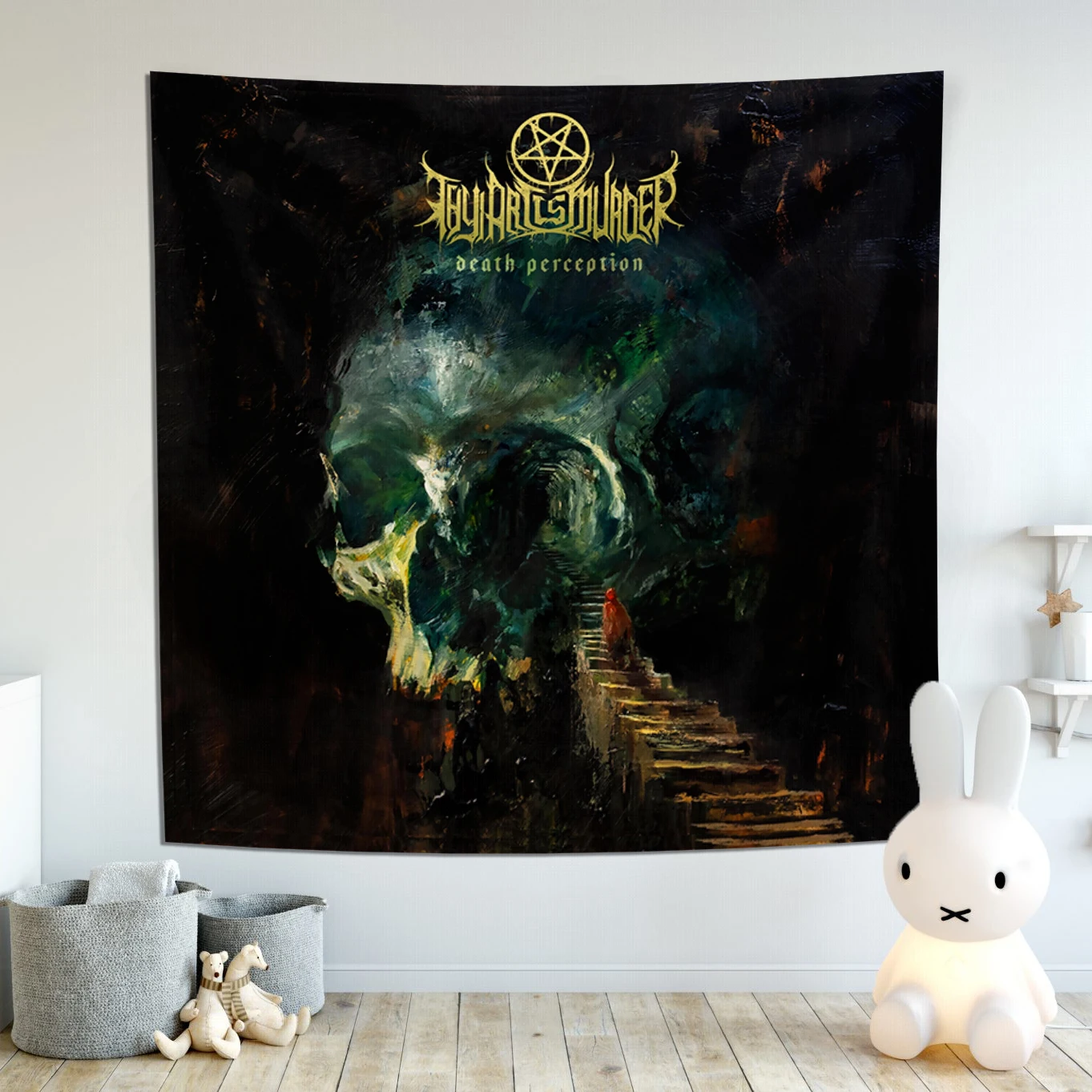 Thy Art Is Kill Band Flag Arazzo Death Metal Music Album Cover Wall Decoration Interior Banner