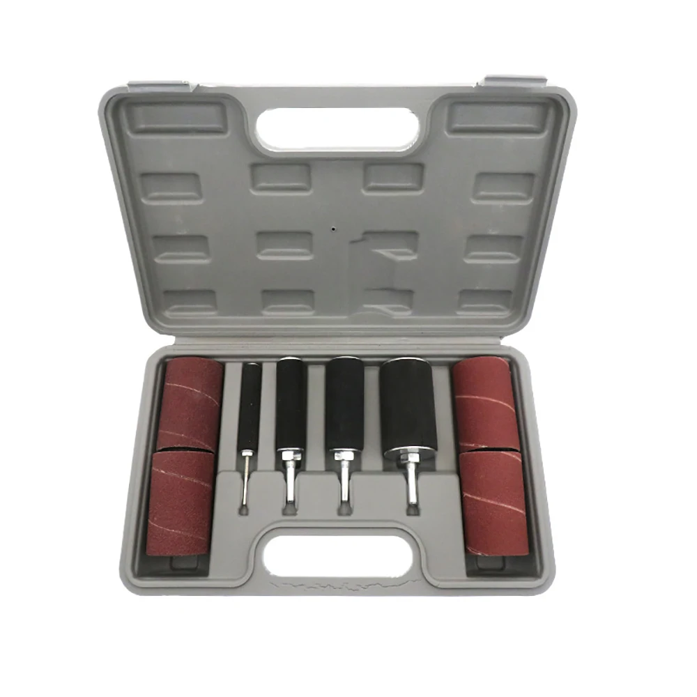 

Набор шлифовальных барабанов шпинделя, комплект из 20 резиновых насадок с шлифовальными втулками для дрели по дереву