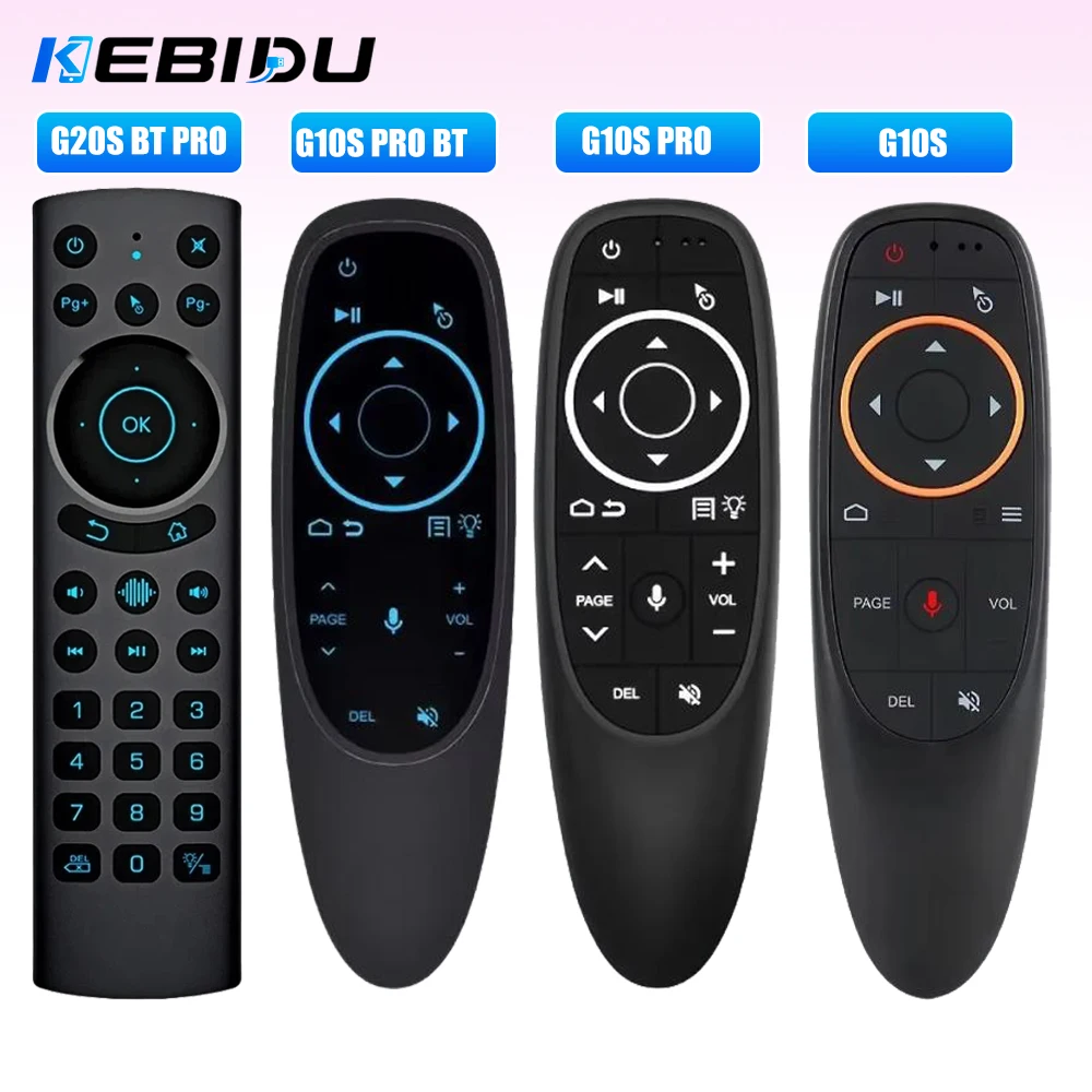 KEBIDU G20S PRO BT 에어 마우스 백라이트 라이트 2.4G 무선 자..