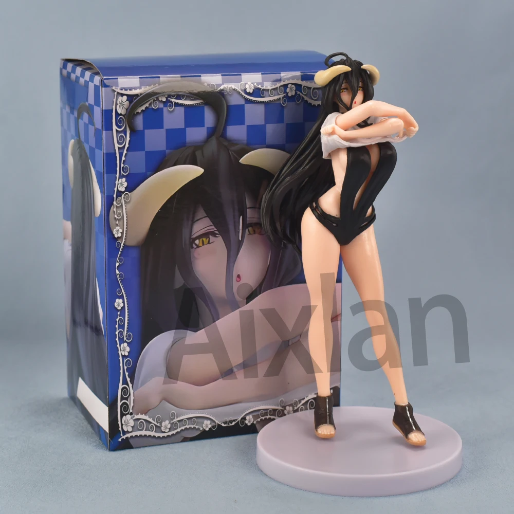 Coreful Figure Anime Swimsuit Albedo Ver Sexy Girl PVC Action Figures 18CM  Hentai Collection Model Toy Gift - AliExpress