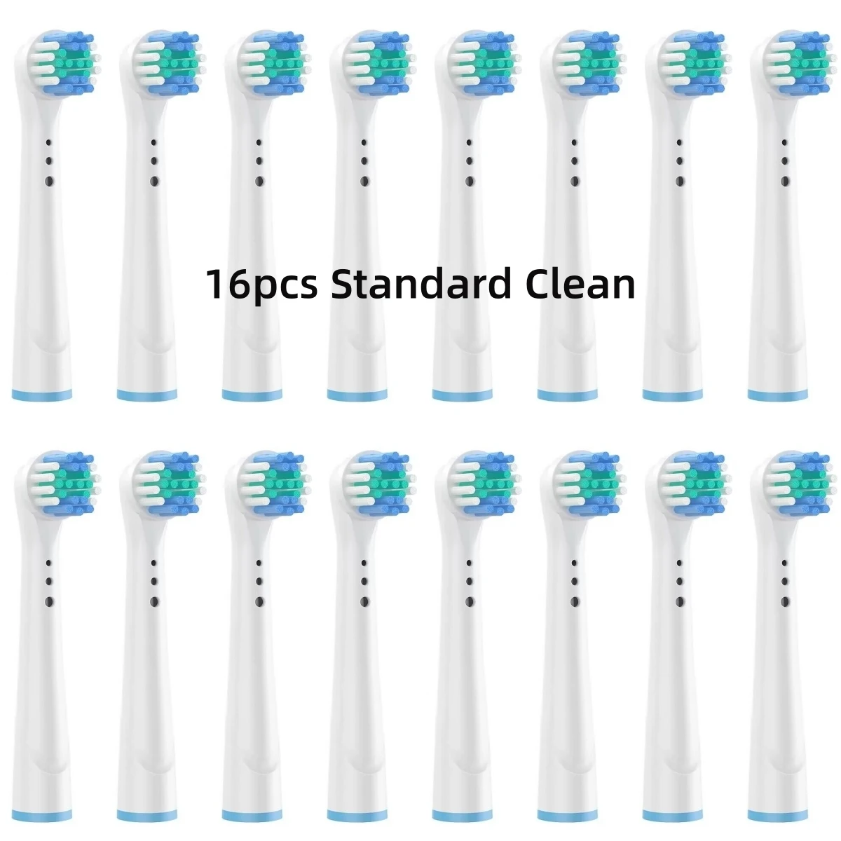 Premium Replacement Brush Heads - Pack of 16/20 for Sensitive and Cross Action Cleaning