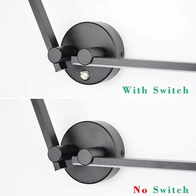 Modern Egyszerűség Beltéri Led Fali Tükör Elülső Lámpa Kapcsolóval A Ház Szoba Hálószobájának Kanapé Háttere Állítható - Image 6