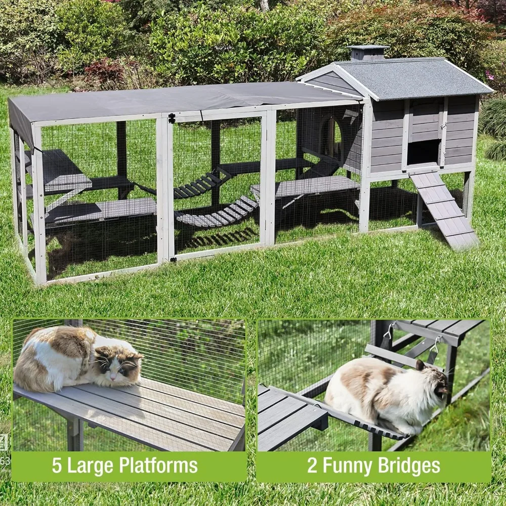 Outdoor Catio Cat Enclosure 5
