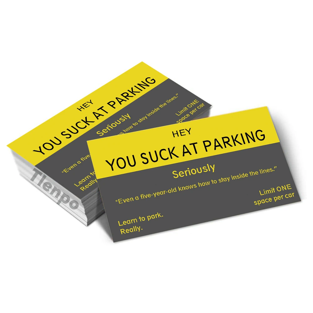 Gag Cards 50pcs Parking Violation Cards