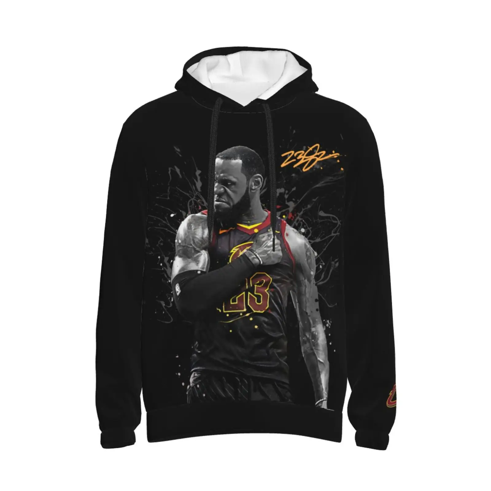 

Women's Pullover Men's Hoodie Y2K Cardigan Fishing Sports Nbaa Black Fashion Clothing