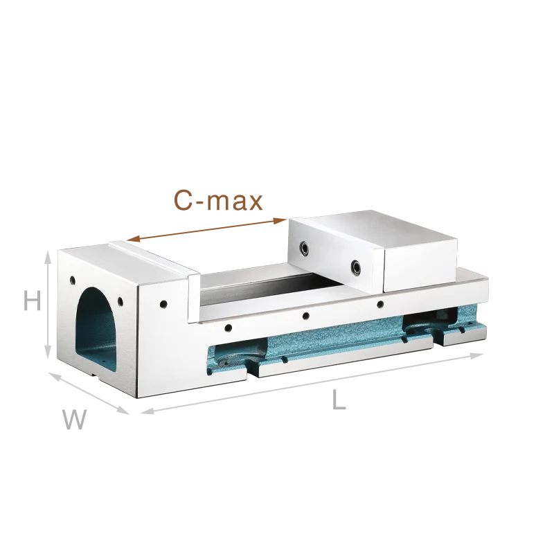 

Clamping Parallel Bench Vice 8 CNC Milling Machine Tool Modular Vise Precision SEMU600