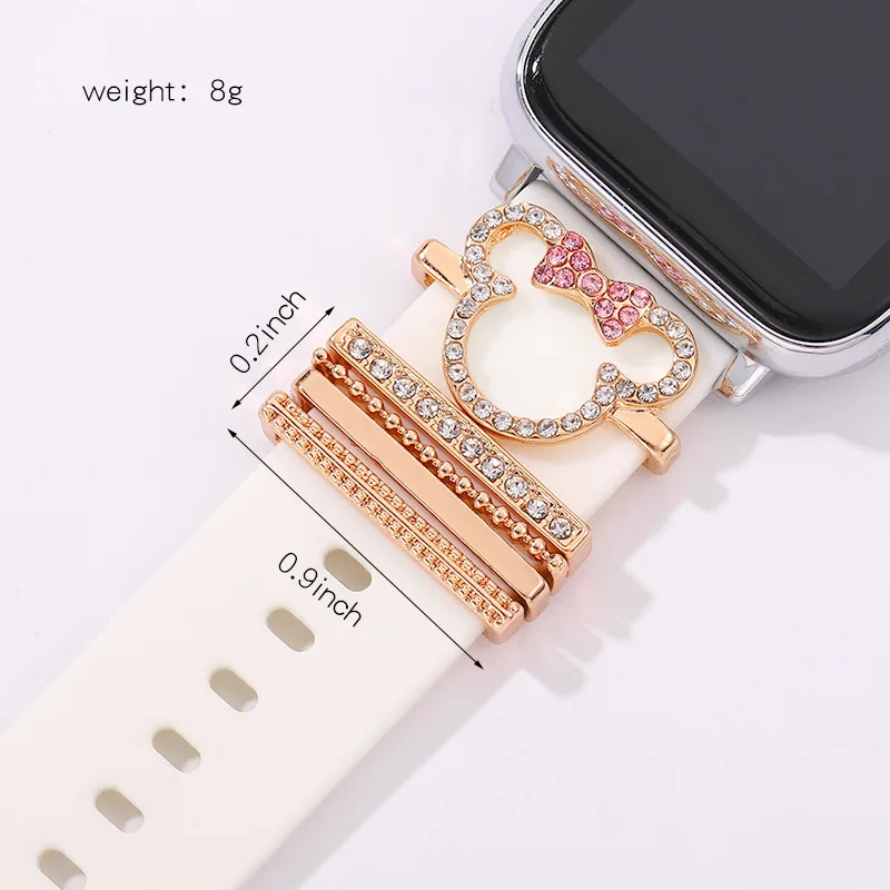 Disney Mickey Mouse Apple Watch Band for IWatch Strap 1 2 3 4 5 6 Anime  Bracelet 38 40 42 44mm Luxury Canvas Replace Wristband - AliExpress