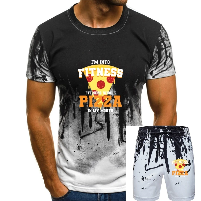 

Summer I M Into Fitness Whole Pizza In My Mouth Lover T Shirt Men Graphic Boy Girl Tshirts Harajuku Gents