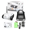 WIFI FPV RC Tank Intelligent Tanks Toys With HD Camera 50mins Battery Life Remote Control Car Spy Car Toy White Black 6
