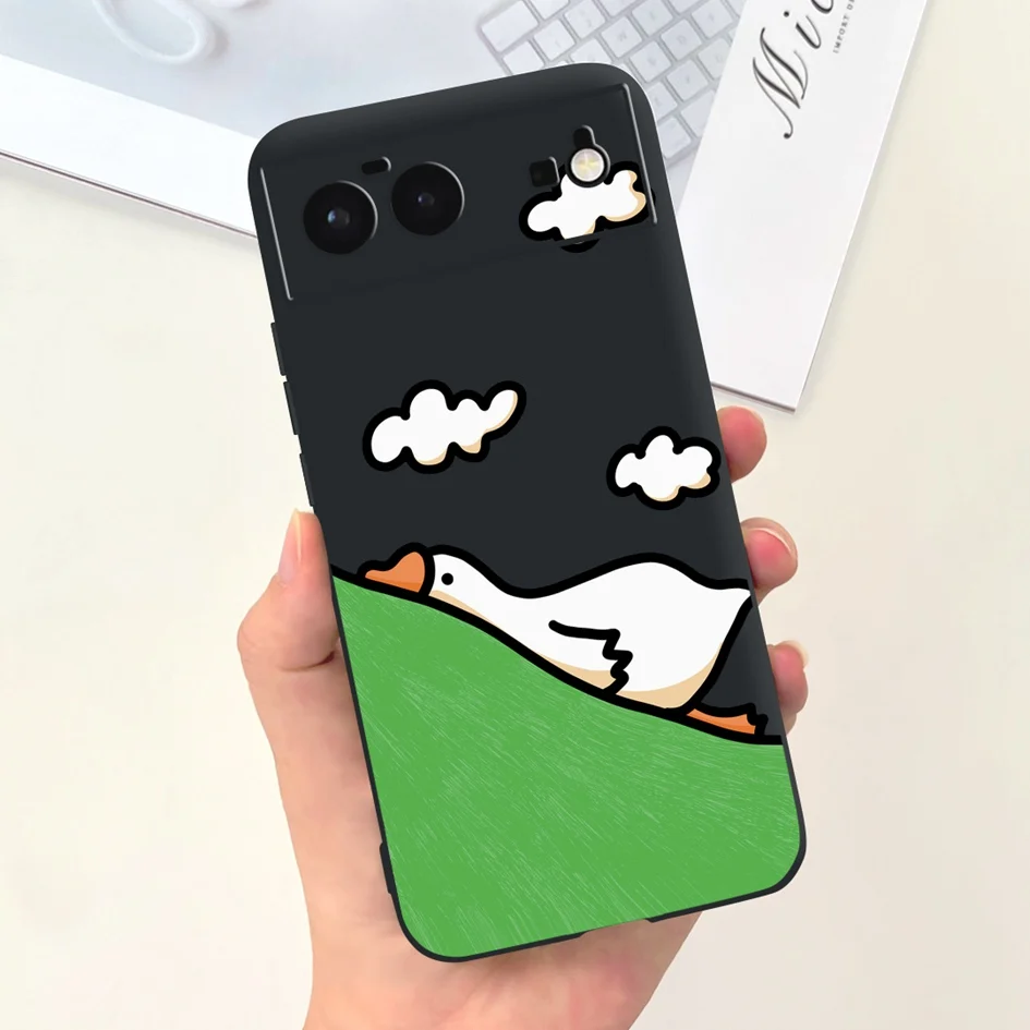 Astronaut-Themed Shockproof Silicone Case - Cute and Durable Cover