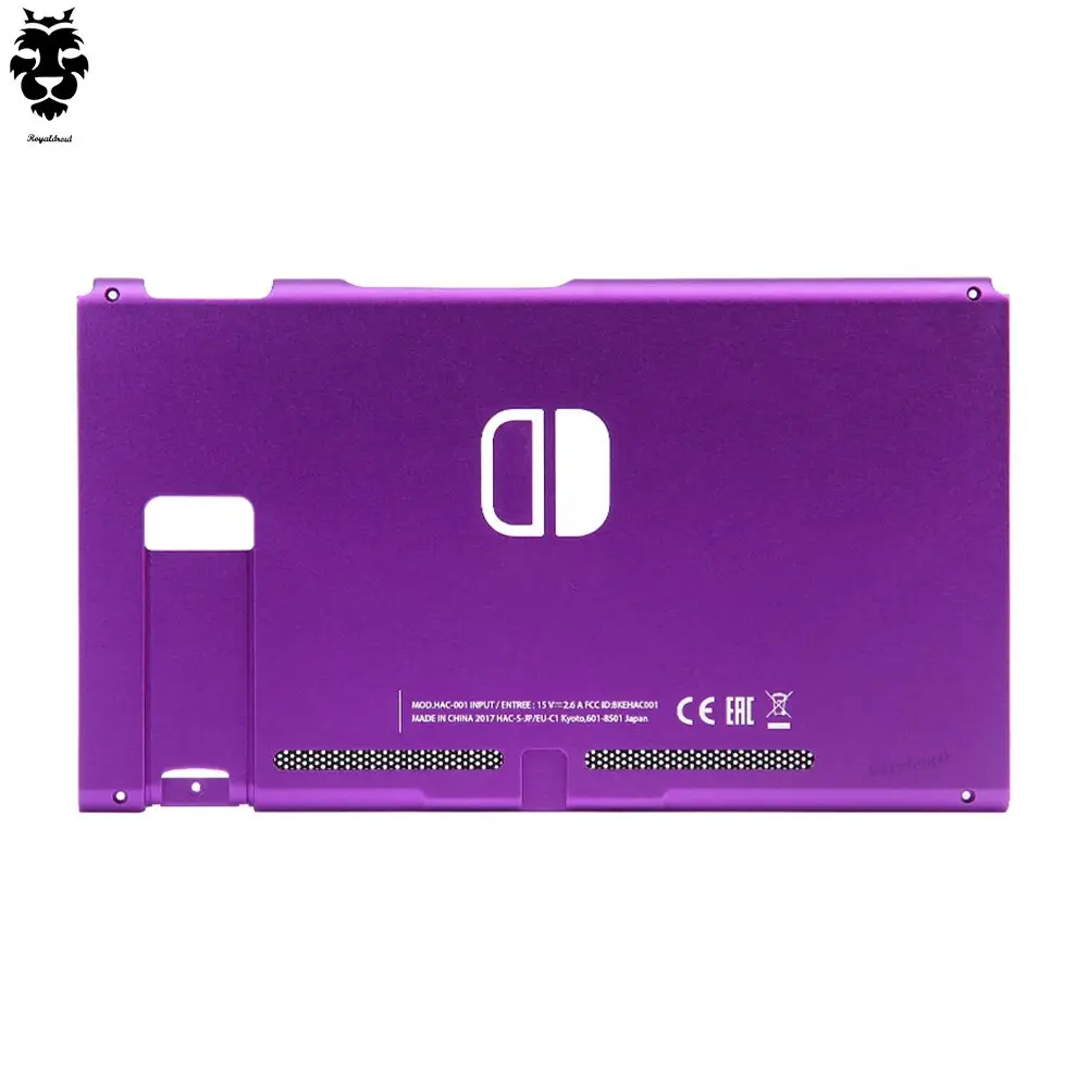

DIY For NS Switch Console Housing Shell For Nintendo Switch Back Plate Aluminum Alloy Replacement Housing Cover Case