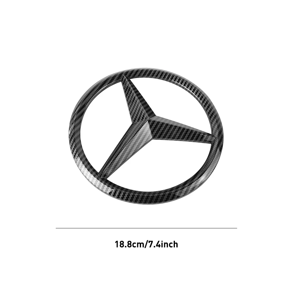 메르세데스 벤츠 GLA GLB AMG GLS G C E GLE GLB A AMG 커버 장식 액세서리용 18.8 자동차 전면 그릴 대형 배지 데칼
