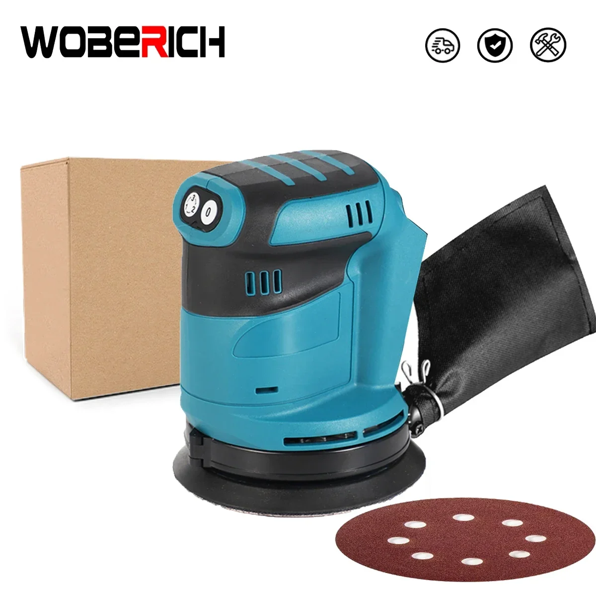 Cordless Orbital Sander Electric Car Polisher Multifunctional Wood Metal Waxing Polishing Grinding Sanding Machine for Makita wood scratch remover complementary color repair spray wood furniture polish waxing refinishing tool set for dark and light wood