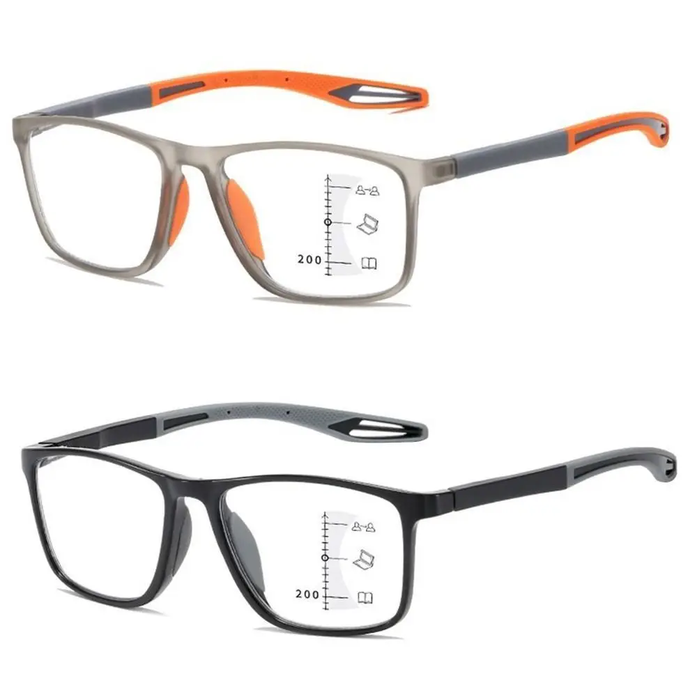 

TR90 Sports Reading Glasses Progressive Multifocal Reading Glasses Women Men HD Anti-blue Light Near And Far Presbyopic Eyewear