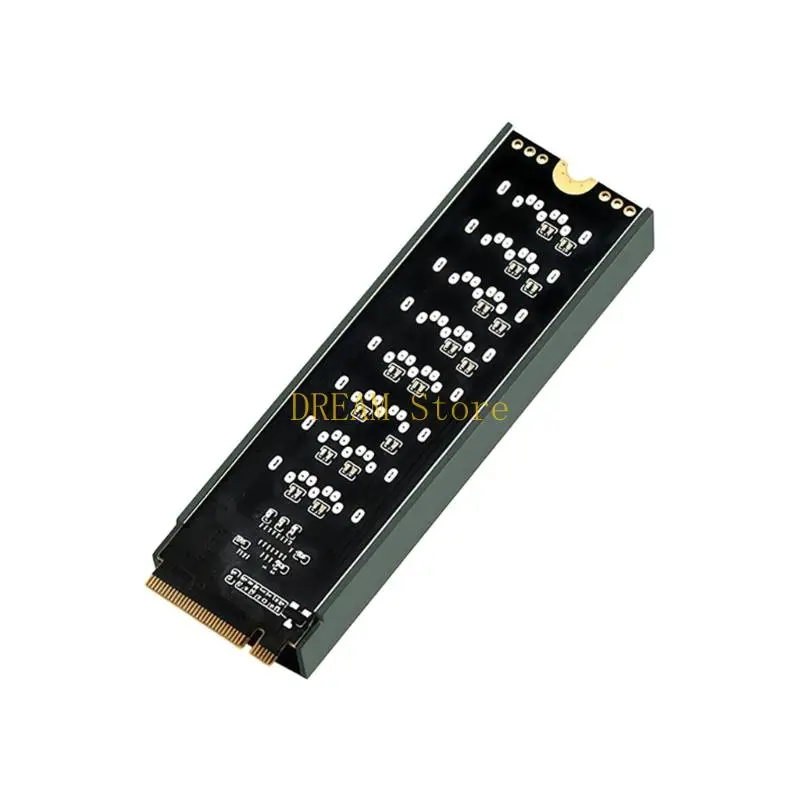 M.2  8 SATA3 포트 어댑터 카드는 6Gbps 전송 및 LED 표시기를 지원합니다.