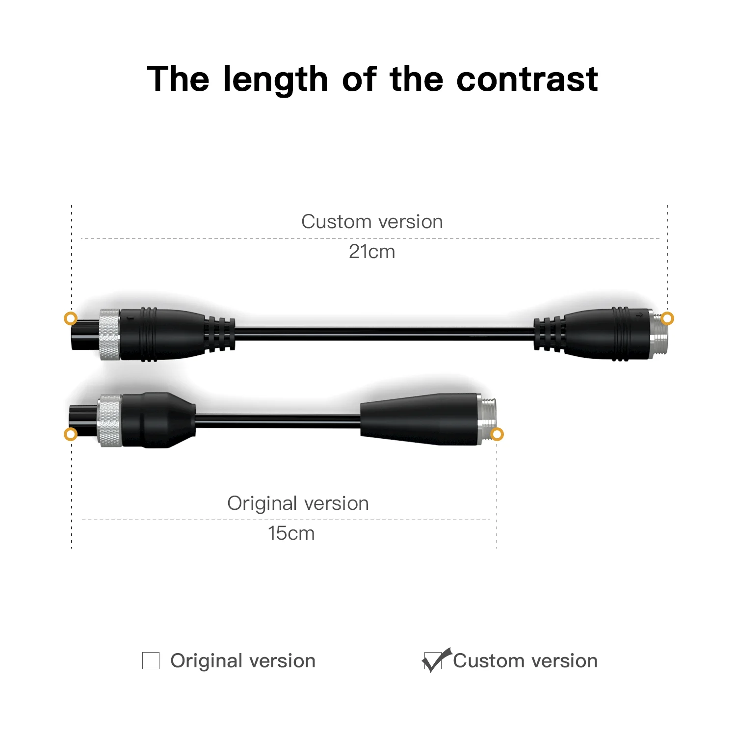 Original Lengthen Adapter Cable Kit for Ninebot Gokart PRO Electric Scooter Spare Parts Ninebot S Adapter Pad After- KIT