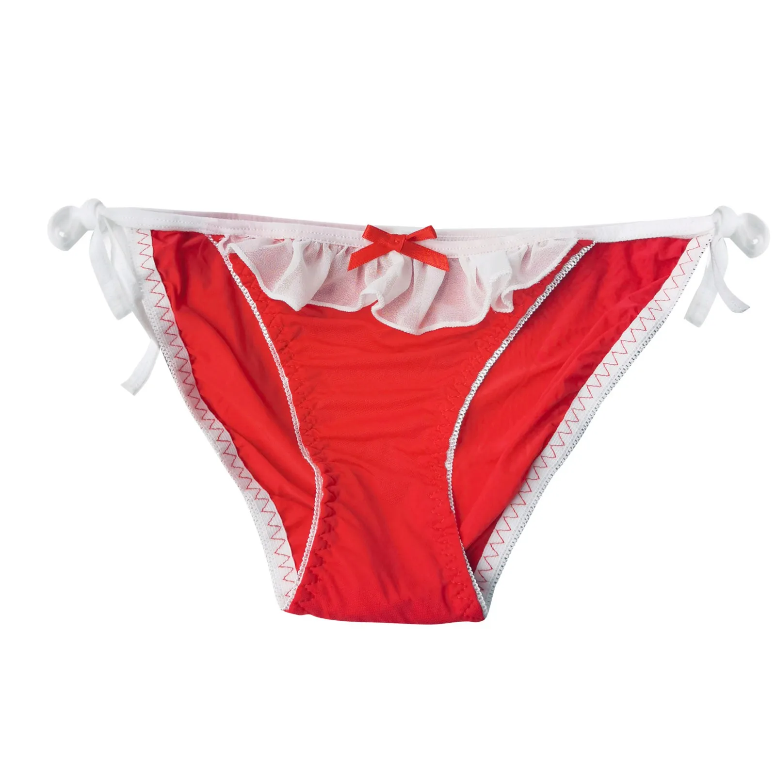 Perizoma in pizzo con bordo floreale per donna Intimo sexy a vita bassa con cavallo Carino mutandine elasticizzate traspiranti Ropa Interior Sexi Mujer - immagine 4