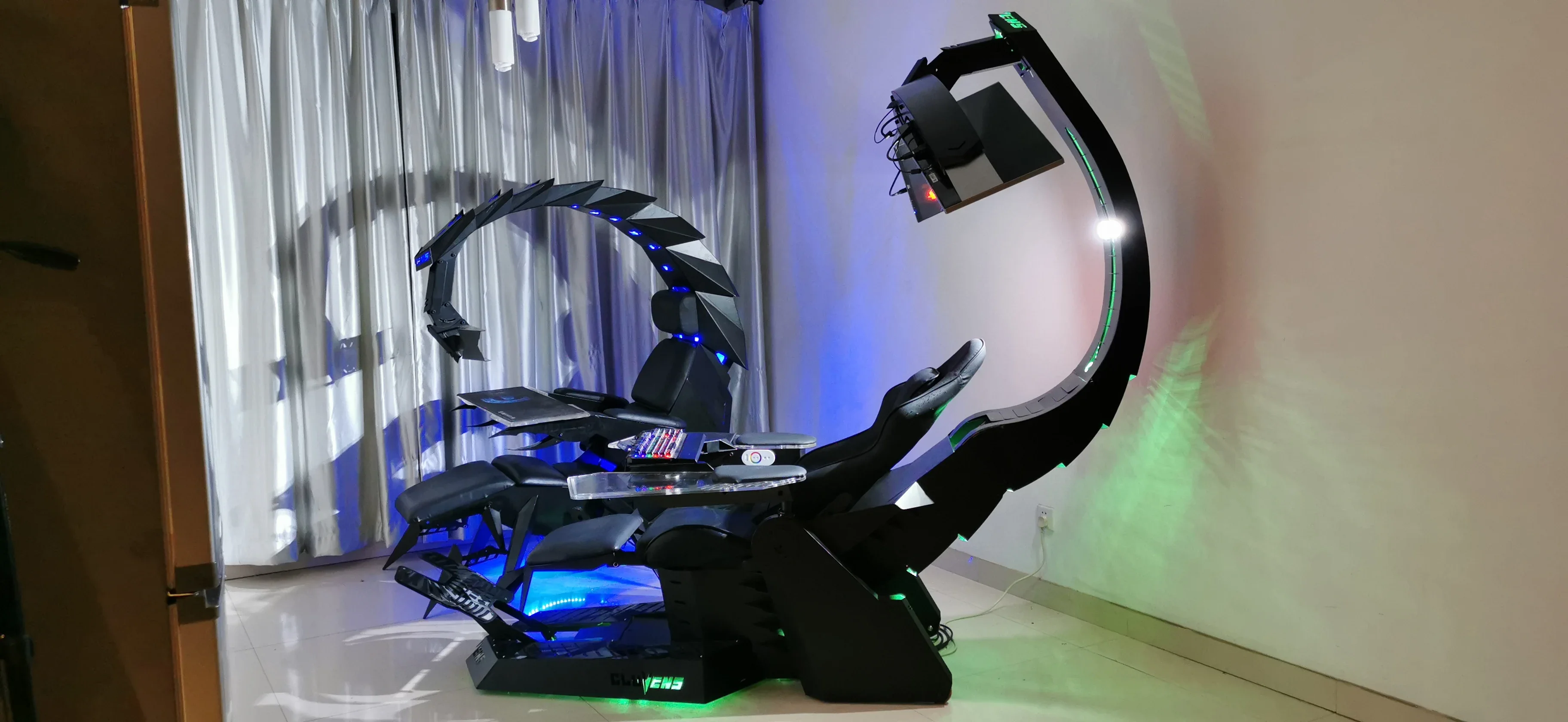 Hot selling UNICORN zero gravity recline PC Chair with heat and massage cockpit as predator 3