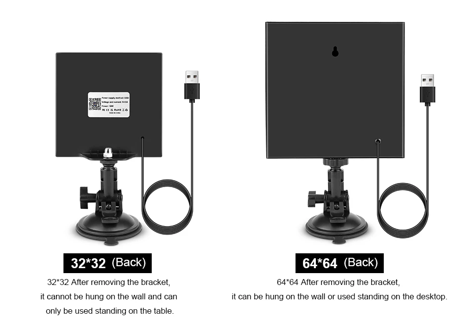 Smart Dynamic Pixel Screen Panel Light DIY Art Decor Light B - AIXIVO product image