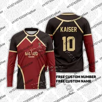Jersey Futsal Pattern Vl Replika Blue Lock Anime Bastard Munich Summer Men And Women 3D t Shirt Casual Sports TShirt Unisex Top 1