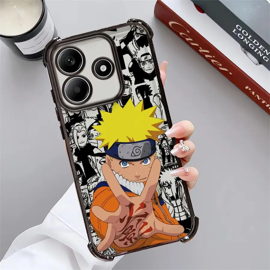 Cool Anime N-NarutoS Plating Phone Case with Airbag Protection