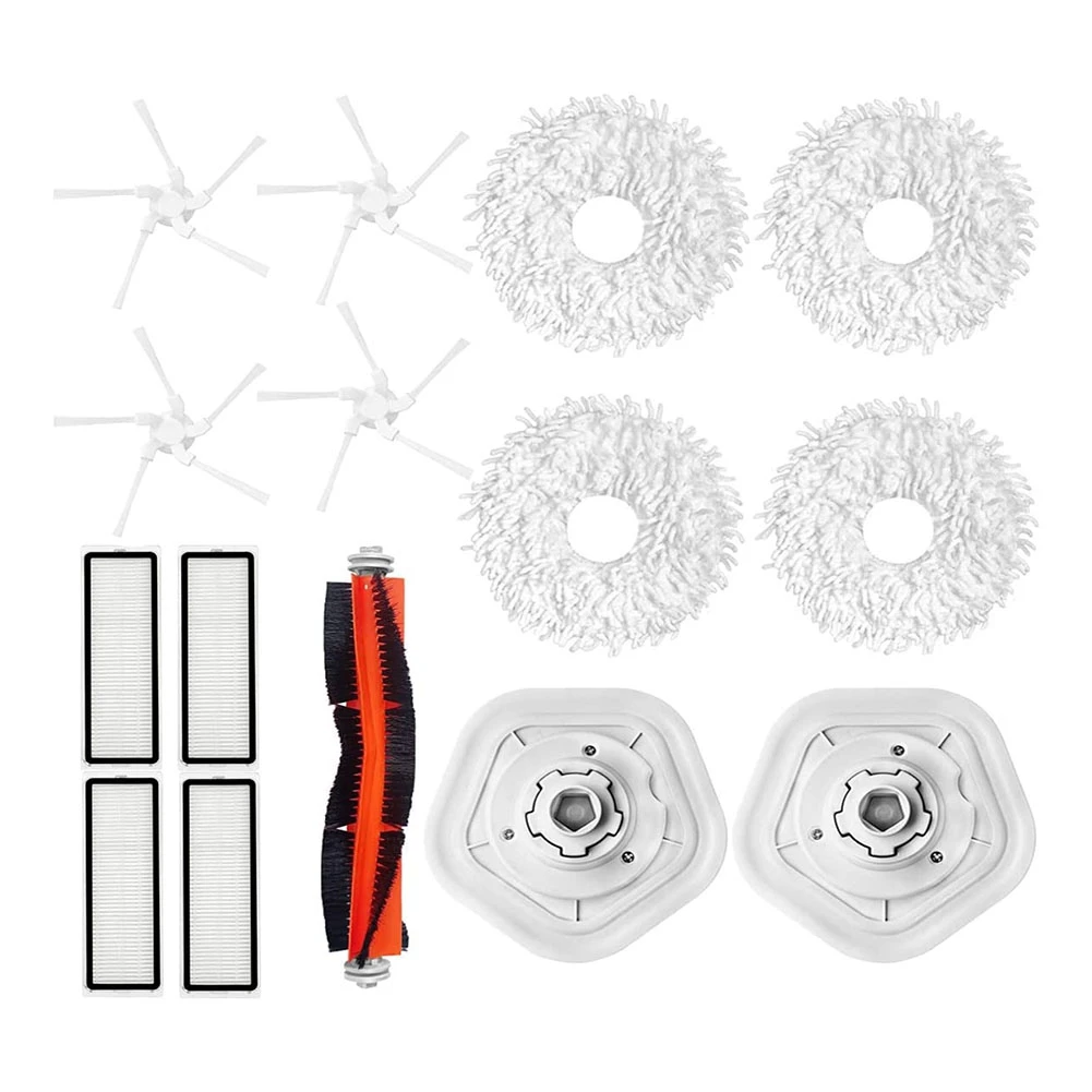 

Replacement Parts Main Brush Side Brush HEPA Filter Compatible for Dreame W10 W10Pro Vacuum Cleaner Accessories