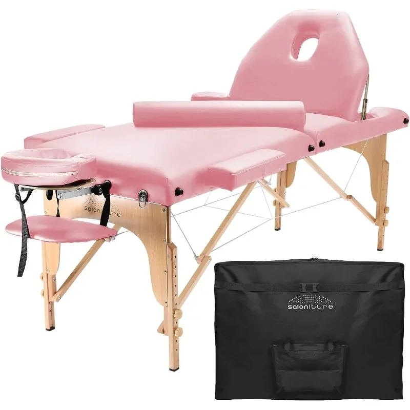 

Professional Portable Massage Table with Backrest, 84 x 37 x 35.5 inches