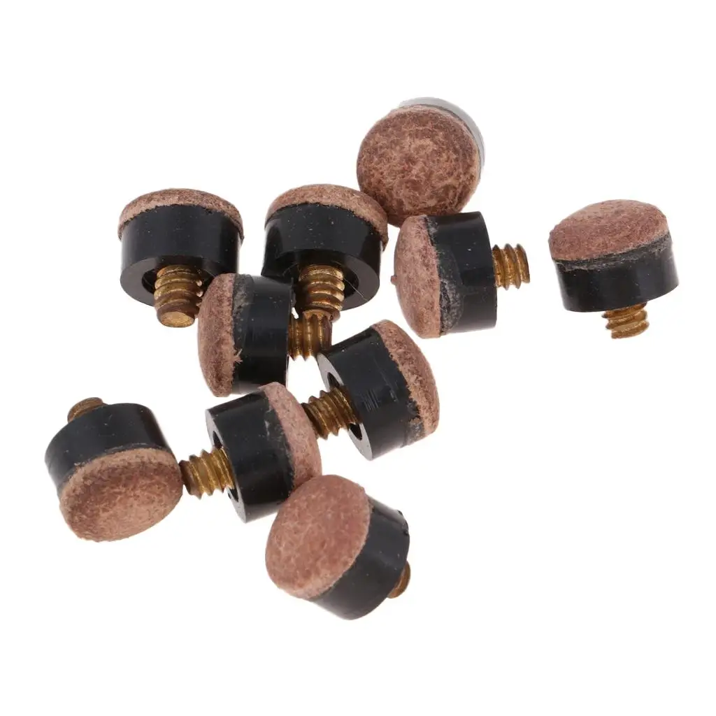 인조 가죽 당구 큐 팁 교체, 10mm, 11mm, 13