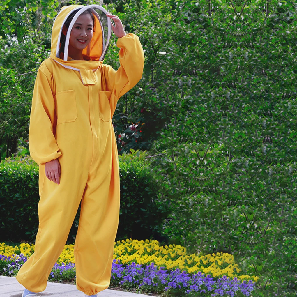 Bee Protective Clothing Beekeeping Anti-bee One-piece Cotton Women&rsquo;s Thickened Detachable Hat beekeeping suit beekeeping clothing