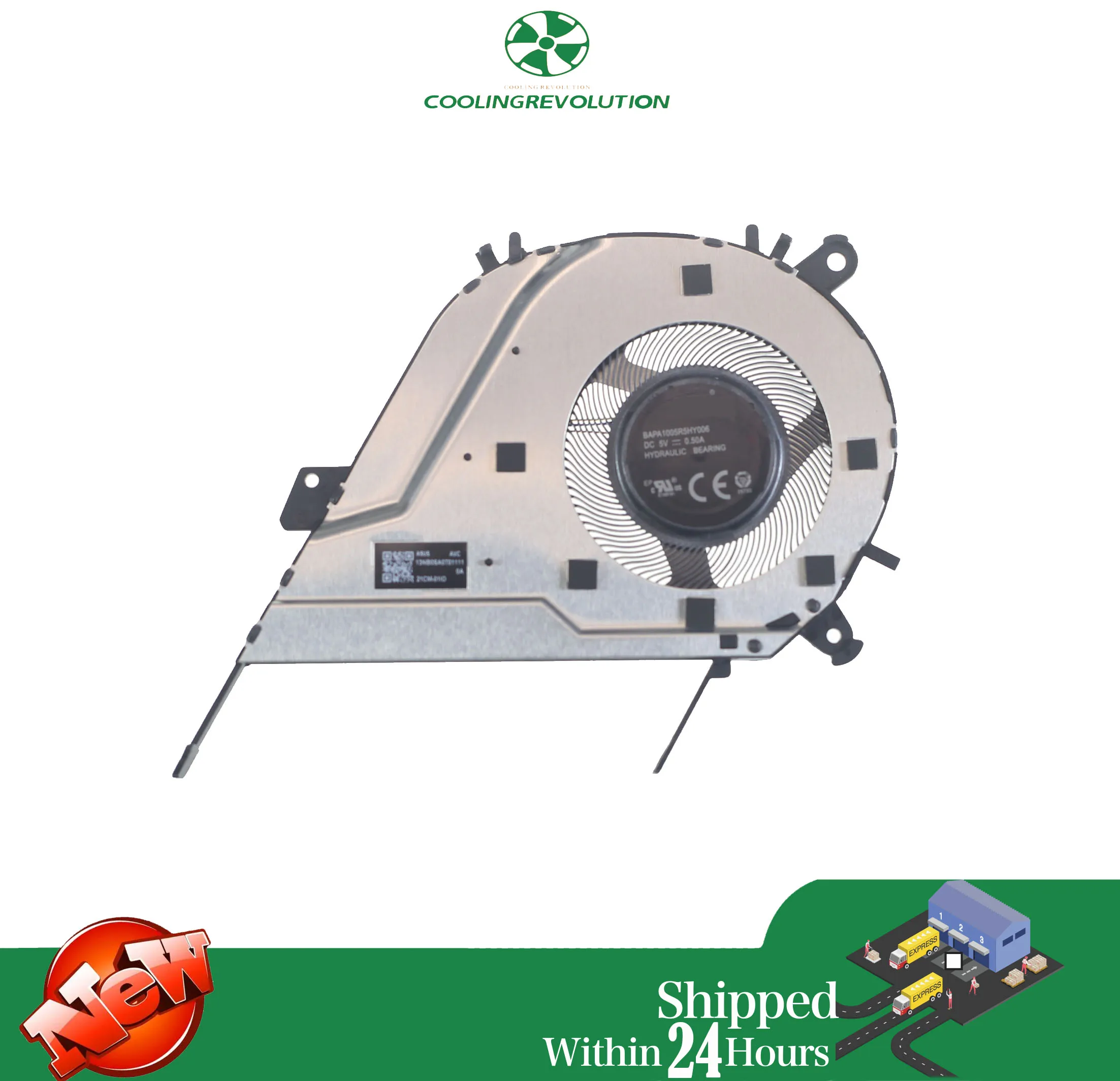 Ventilador de Refrigeração Cpu Portátil Asus Zenbook 14 Ux435eal U4800egl Ultraleve 13nb0sa0t0t01111 Bapa1005r5hy006 Dc5v 050a Pinos - Imagem 2