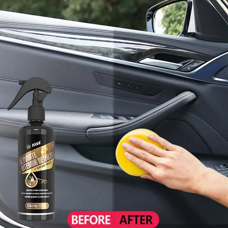 500ml Car Interior Cleaning Kit Plastic Leather Restorer Quick Coat For  Vehicle Interior Refurbish Leather Renovator Conditioner - AliExpress