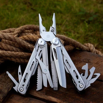 Pinza Multiuso Tattica da Campeggio, Strumento da Taglio per Esterni, Coltello Tascabile Militare da Sopravvivenza, Pinza Pieghevole Multiuso