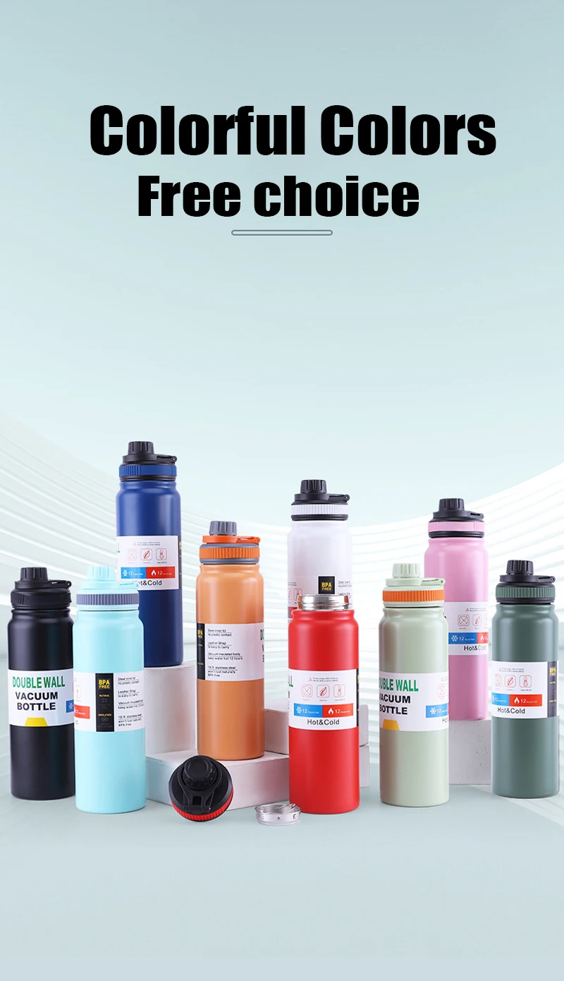 Stainless Steel Large Capacity Thermo Bottle, Portable Cup, Insulated Water Kettle, Vacuum Flask, Travel Cup, 800Ml