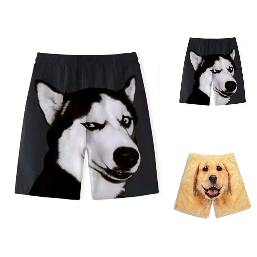 Description Picture 2 of itemFunny Dog Shorts Casual Walking Home Sleepwear Creative Men Casual Shorts Sports Fitness Beach Short Pants M-5XL