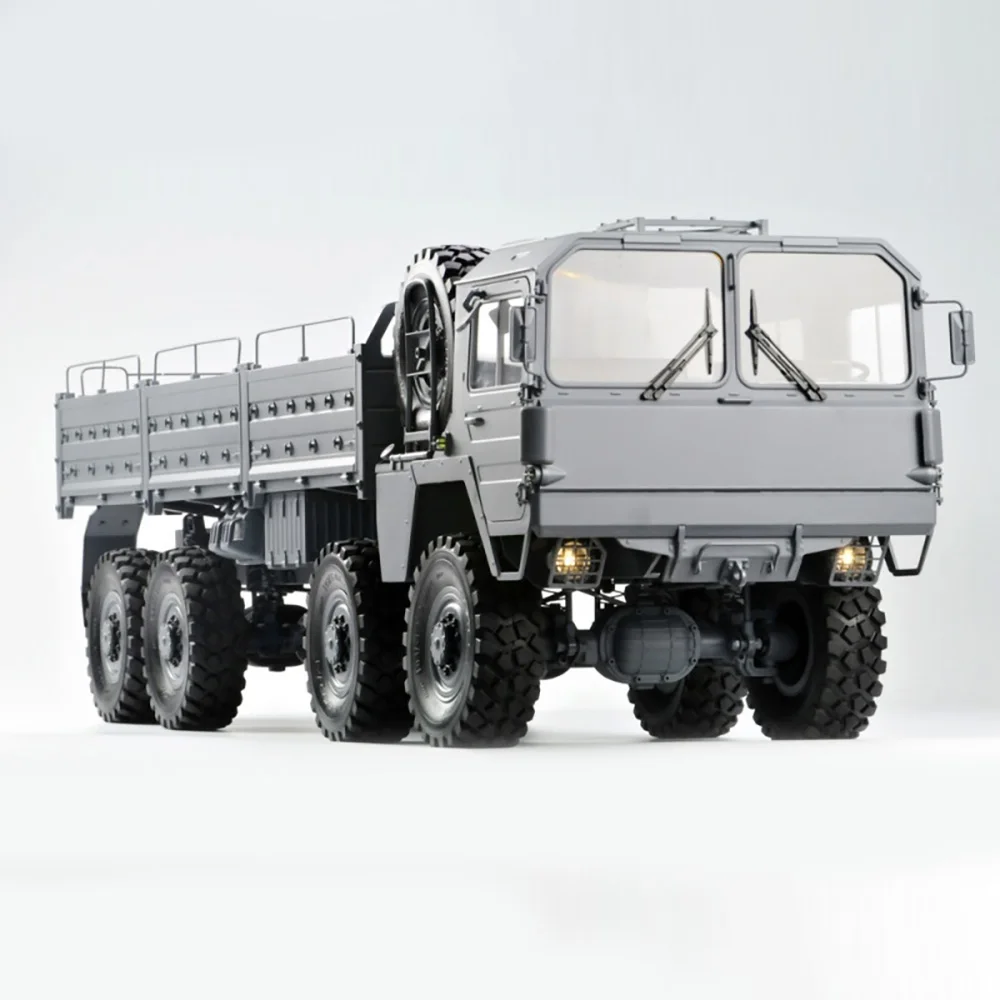 CROSSRC MC8 8X8 8WD 1/12 RC 전기 원격 제어 모델 자동차 시뮬레이션 군용 트럭 키트, 성인 어린이 장난감